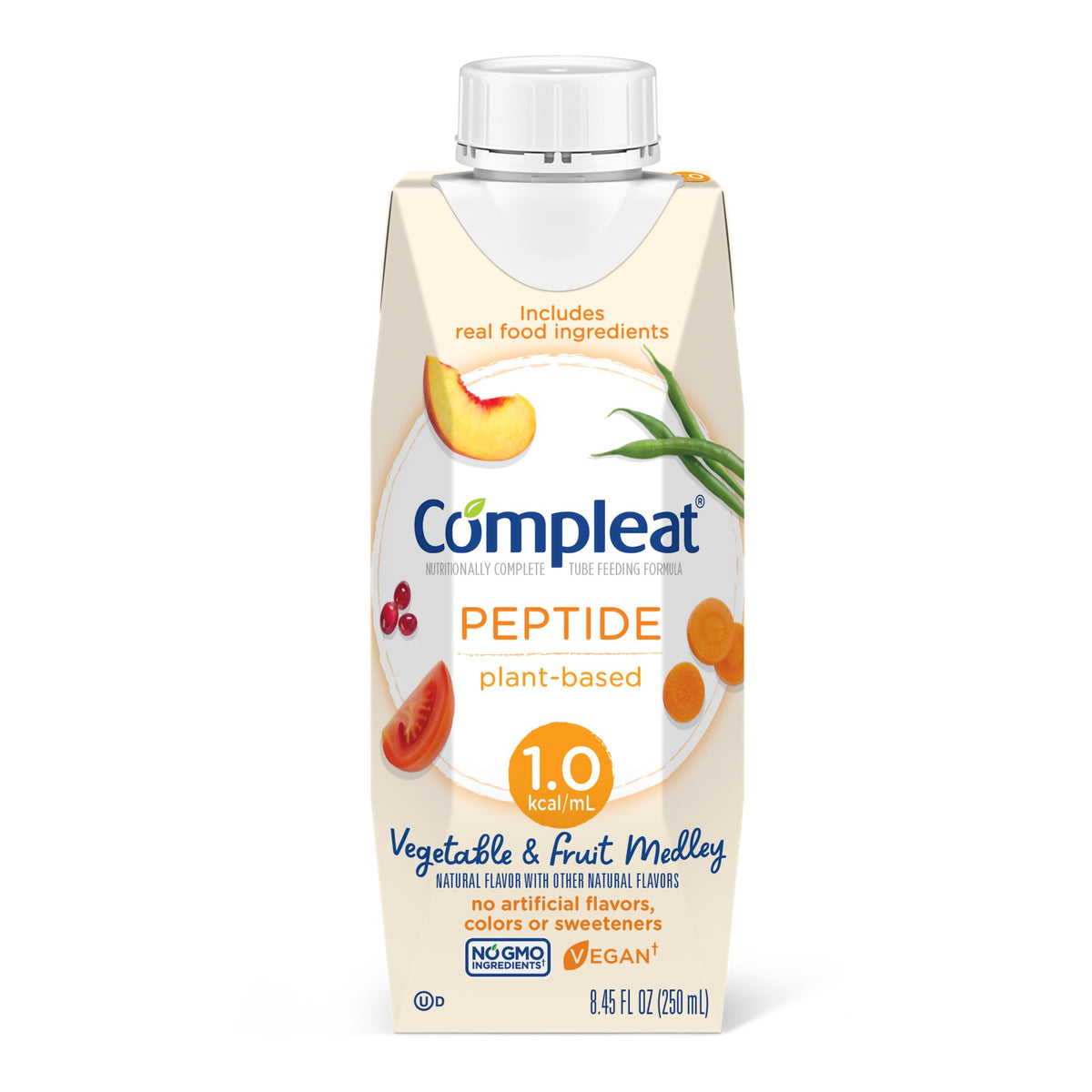 Compleat® Peptide Nutritionally Complete Tube Feeding Formula 1.0 Cal 1 Each