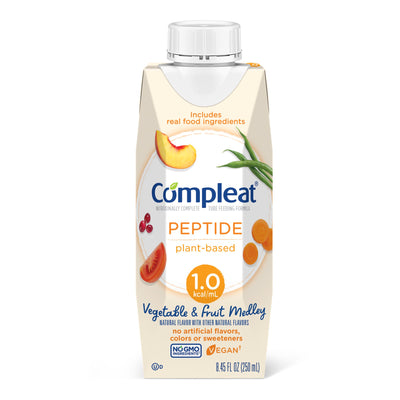 Compleat® Peptide Nutritionally Complete Tube Feeding Formula 1.0 Cal 1 Each