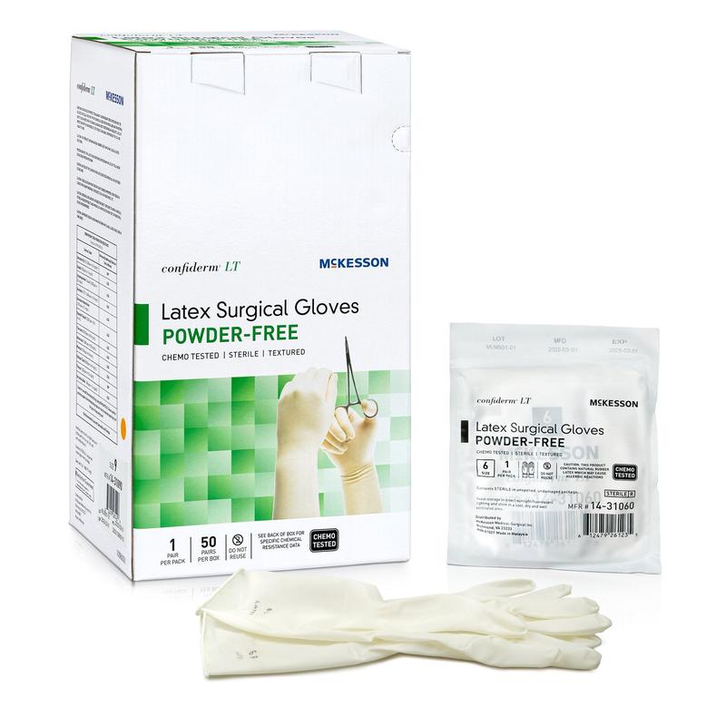 Confiderm® LT Latex Surgical Glove 6 Box of 50