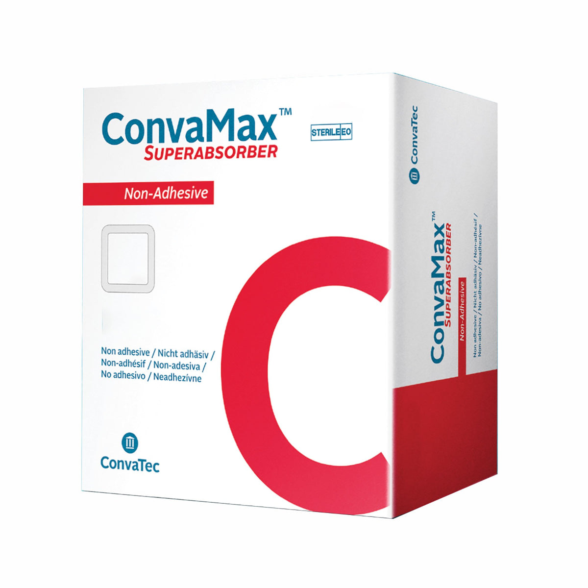 ConvaMax™ Superabsorber Non-Adhesive Foam Dressing 4" x 8" 1 Each