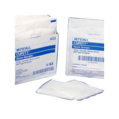 Curity Gauze Pads 3" x 3" Box of 100