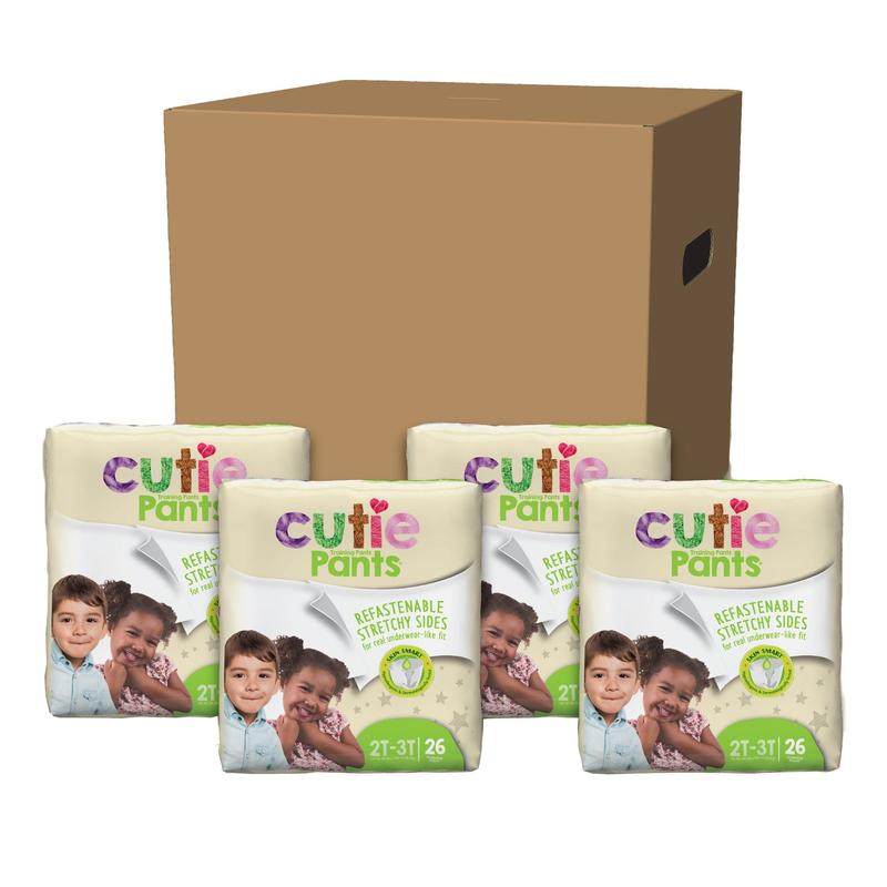 Cutie Pants® Unisex Training Pants Up to 34 lbs. Pack of 26