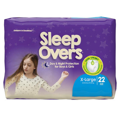 Cuties® Sleep Overs® Youth Briefs 85 to 140 lbs. Bag of 22