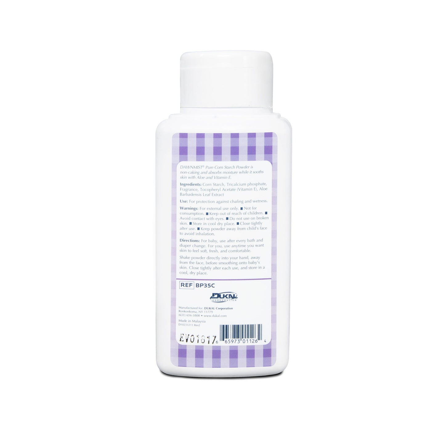 DawnMist® Pure Corn Starch Baby Powder 1 Each