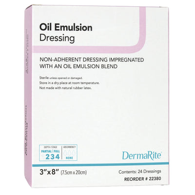 DermaRite® Oil Emulsion Impregnated Dressing 3" x 3" 1 Each