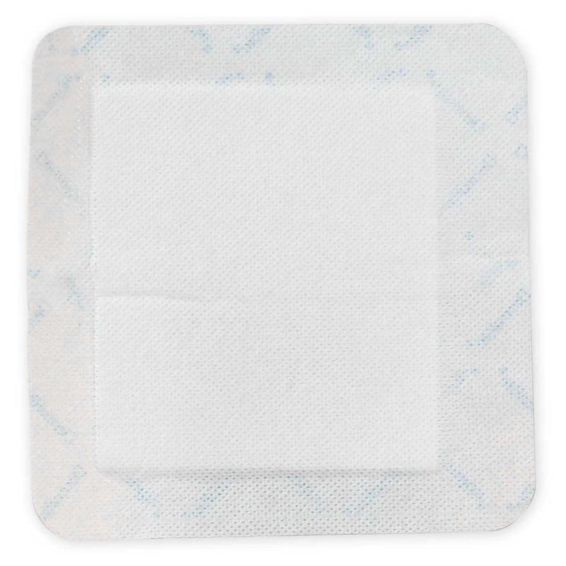 DermaRite® Sterile Bordered Gauze Dressing with Adhesive Border White 4" x 4" 1 Each