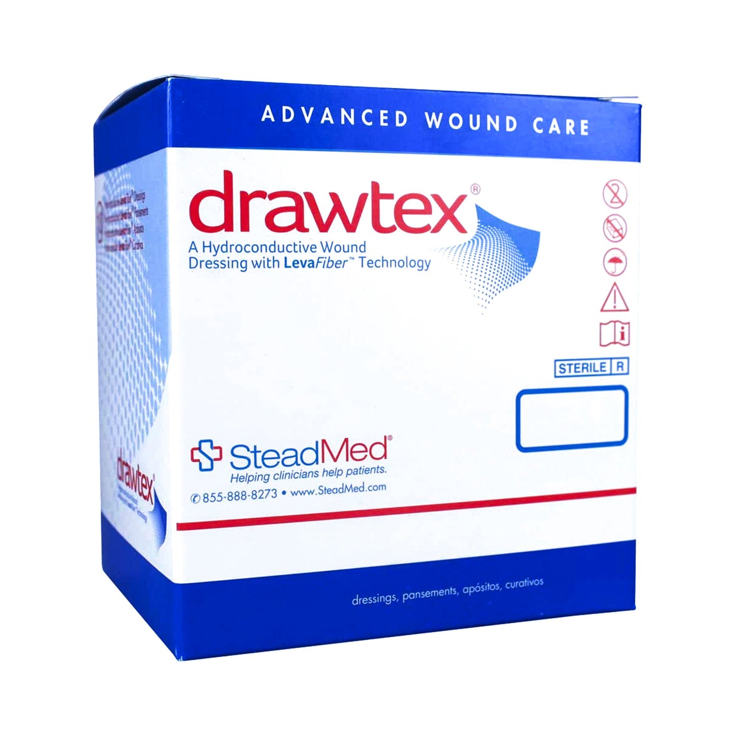 Drawtex® Hydroconductive Wound Dressing 3/8" x 18" 1 Each