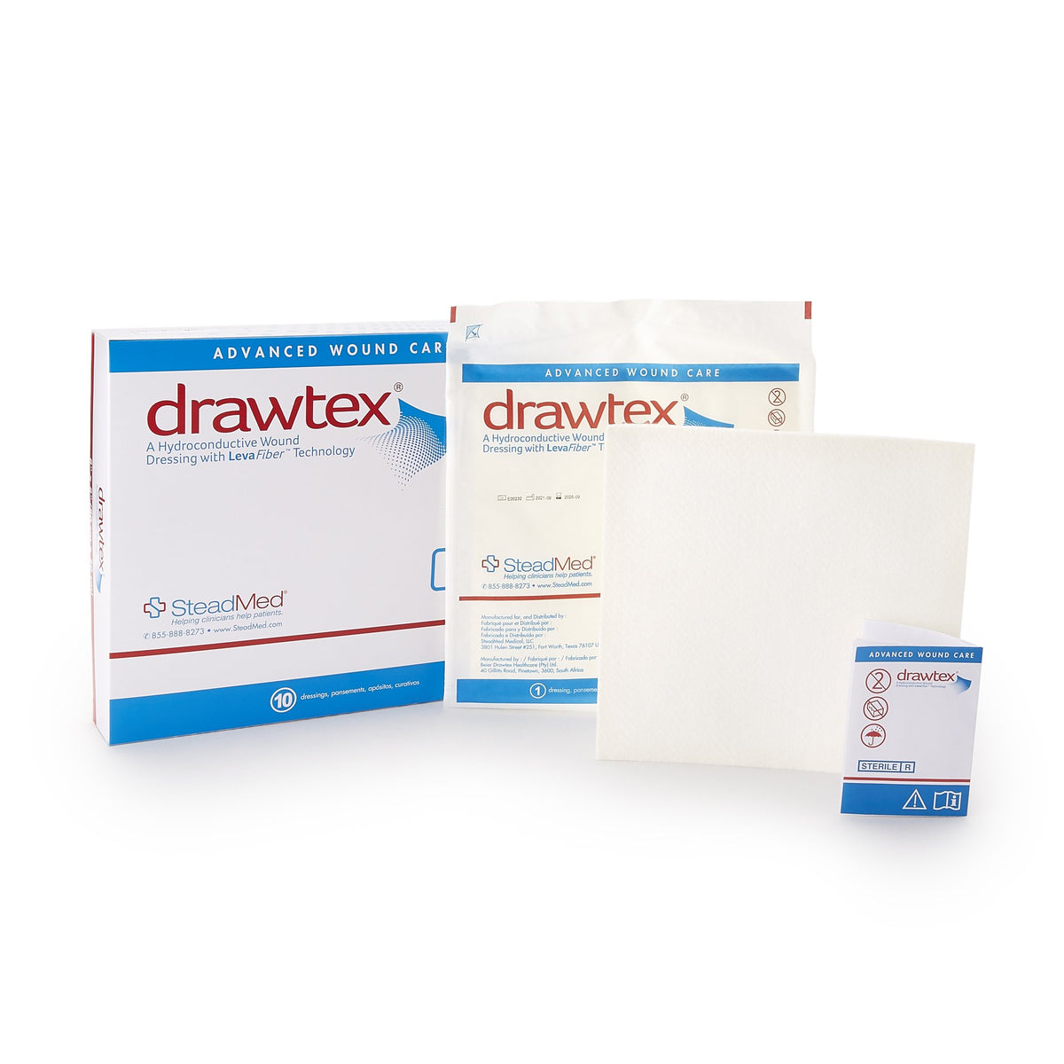 Drawtex® Nonadherent Dressing 2" x 2" 1 Each