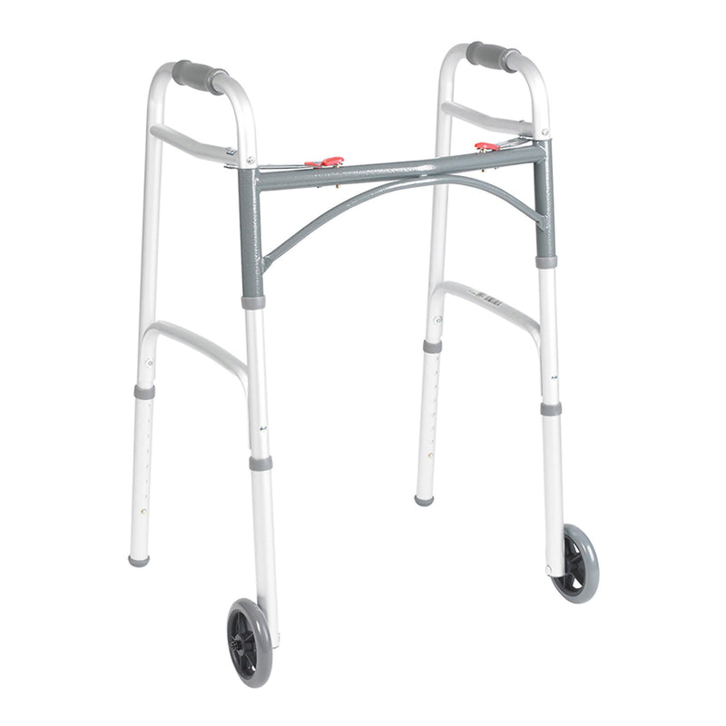 Drive Medical™ Deluxe Aluminum Dual Release Folding Walker