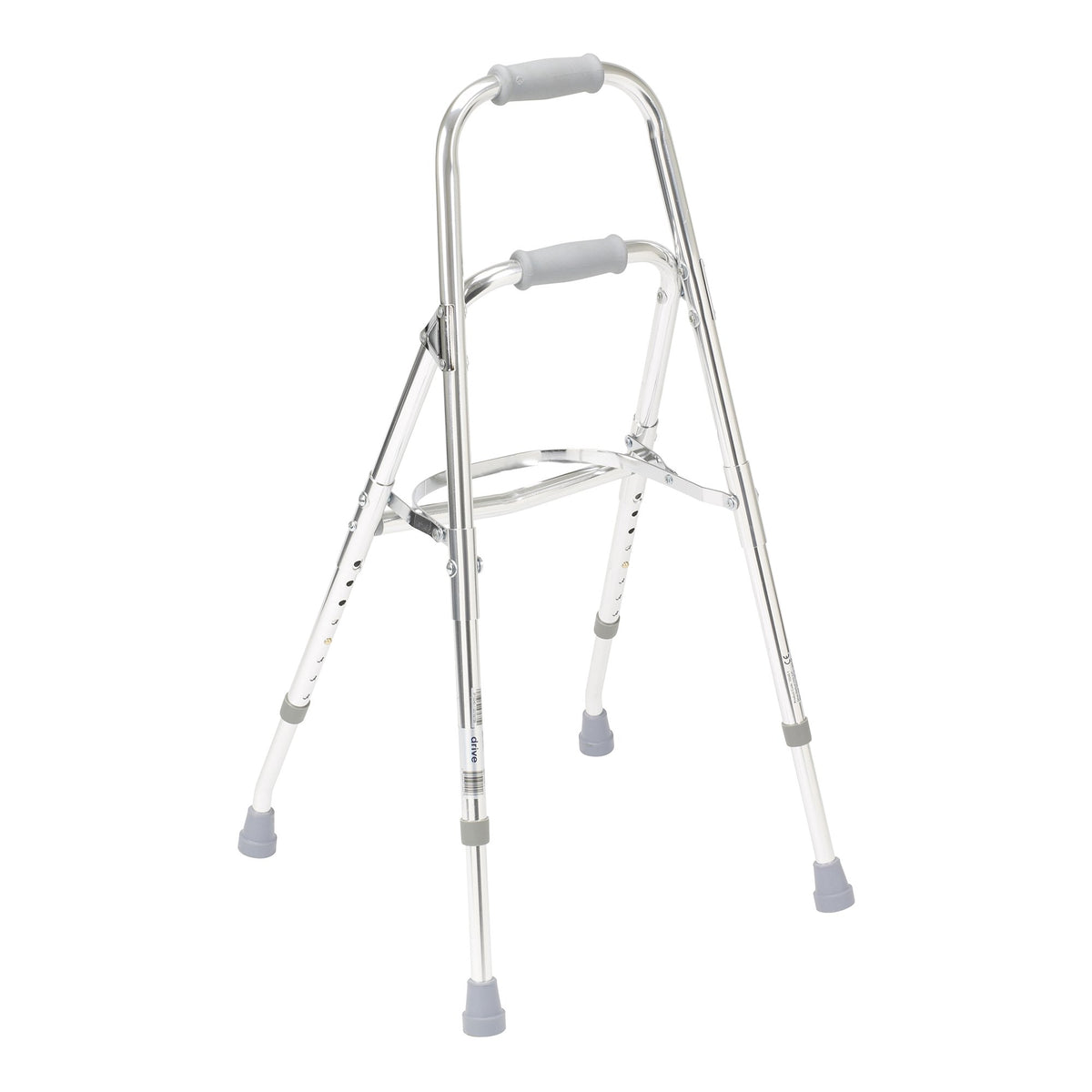 Drive Medical™ Hemi Aluminum Side Step Folding Walker