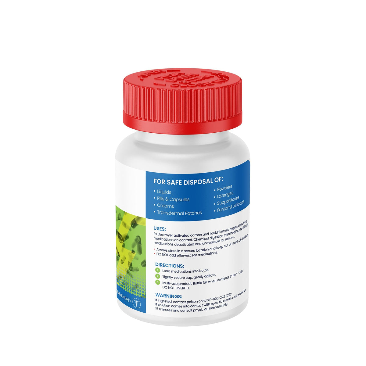 Drug Disposal System Rx Destroyer™ - All Purpose Case of 12