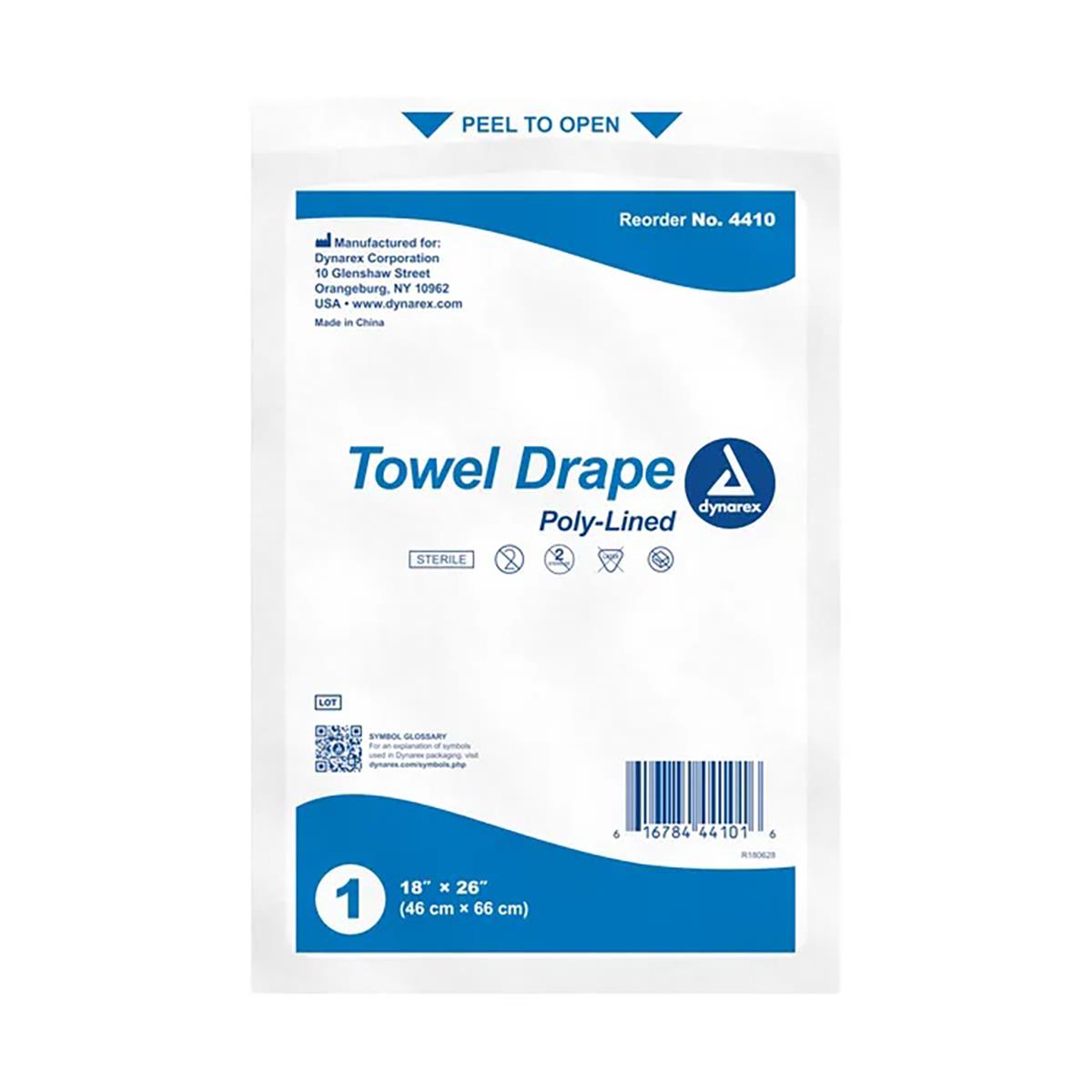 Dynarex Disposable Towel Drapes Box of 50