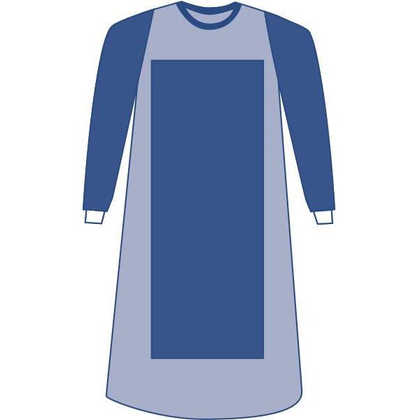 Eclipse™ Sterile Poly-Reinforced Surgical Gowns with Breathable Film Sleeves L 1 Each