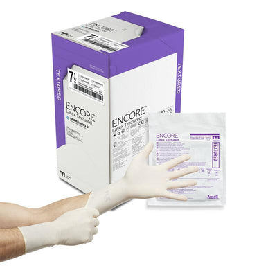 Encore® Latex Textured Surgical Glove 5.5 Box of 50