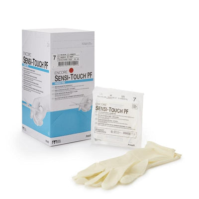 Encore® Sensi-Touch® PF Latex Surgical Glove 6.5 Box of 50