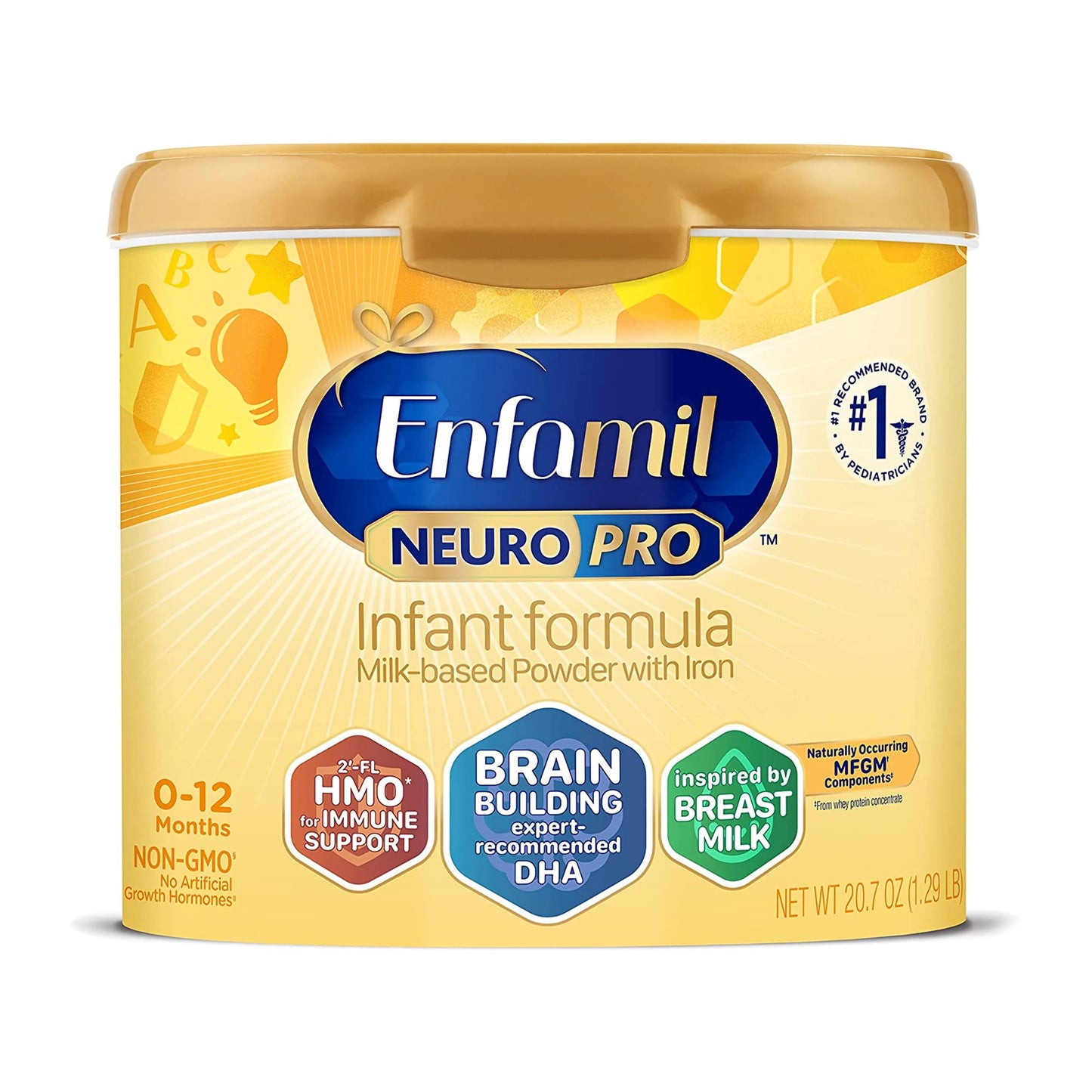 Enfamil NeuroPro™ Infant Formula Milk-Based Powder with Iron Case of 6