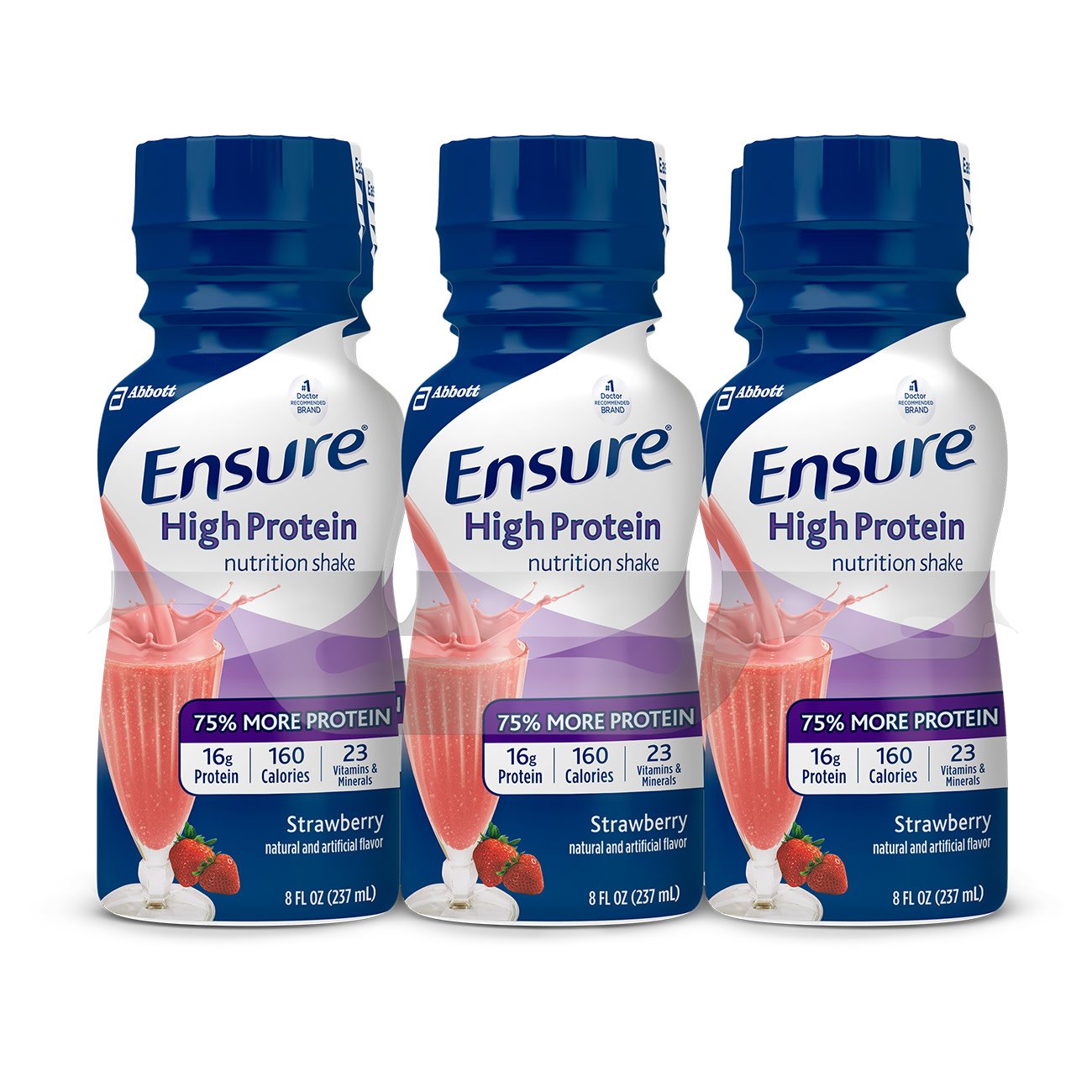 Ensure® Strawberry High Protein Nutrition Shake 1 Each