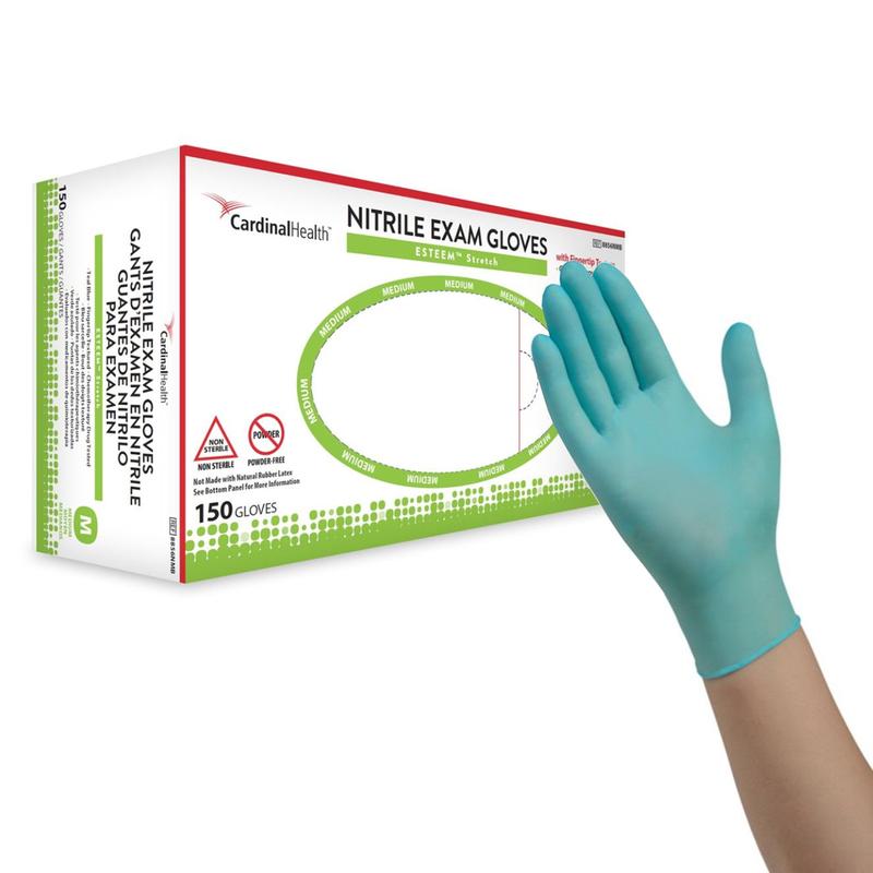 Esteem™ Stretch Nitrile Exam Glove M Box of 150