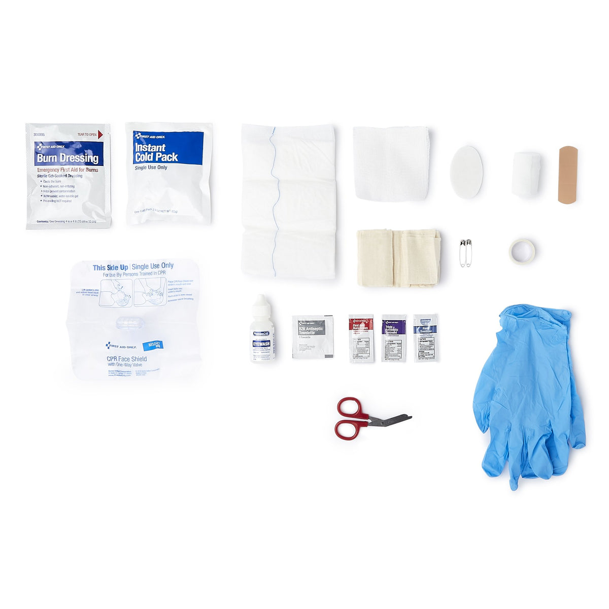 First Aid Kit McKesson 10 Person Plastic Case Each