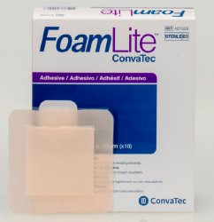 FoamLite™ Thin Foam Dressing 3-1/4" x 3-1/4" 1 Each