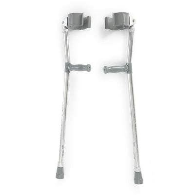 Forearm Crutches Mckesson Adult Steel Frame