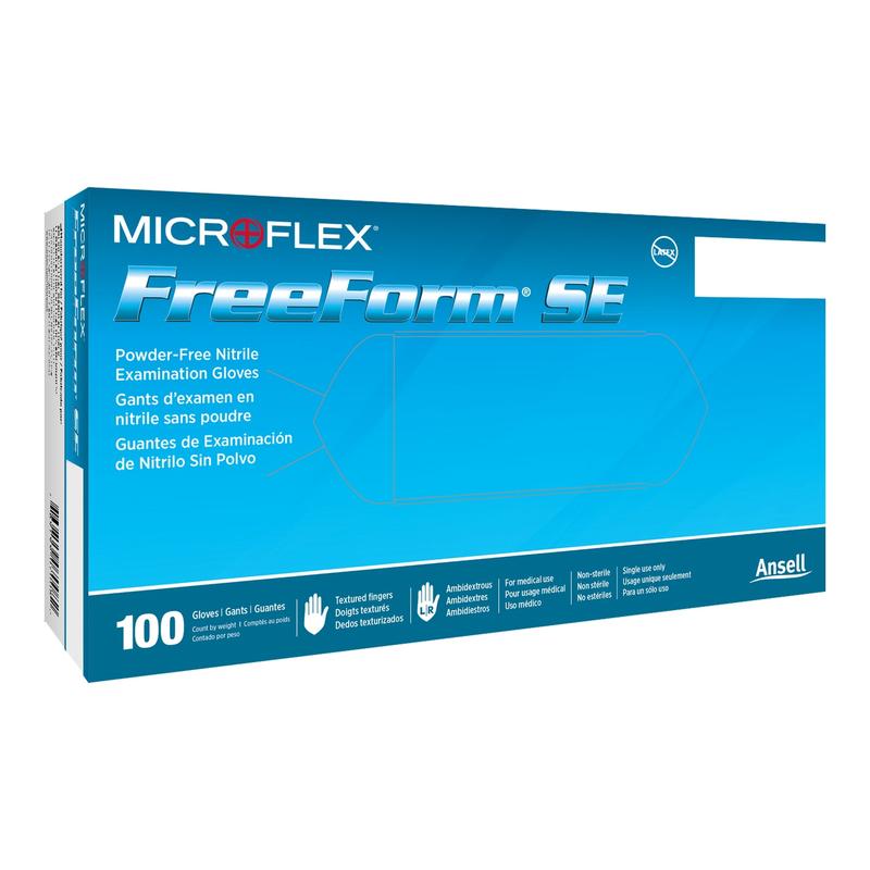 FreeForm® SE Nitrile Exam Glove M Box of 100