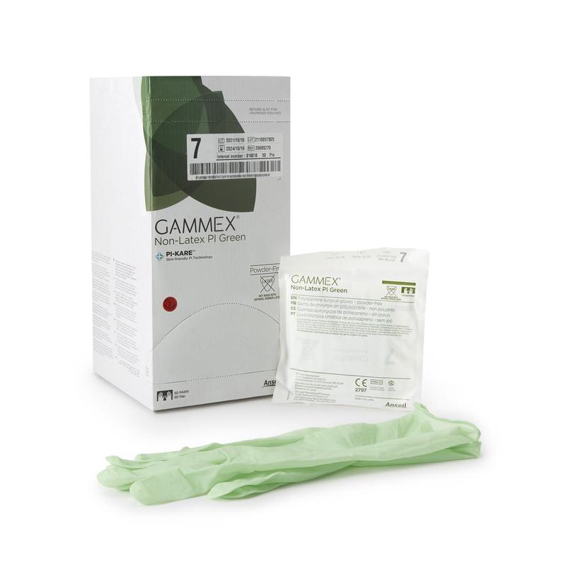 Gammex® Non-Latex PI Green Polyisoprene Surgical Glove 6 Box of 50
