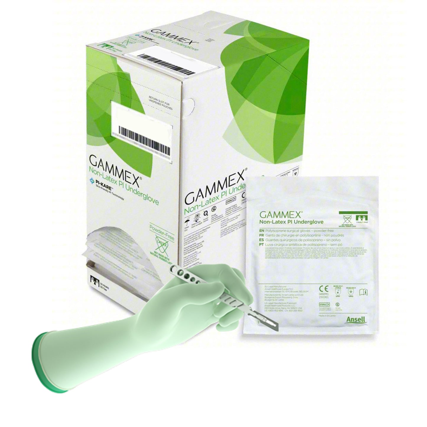 Gammex® Non-Latex PI Polyisoprene Surgical Underglove 6 Box of 50