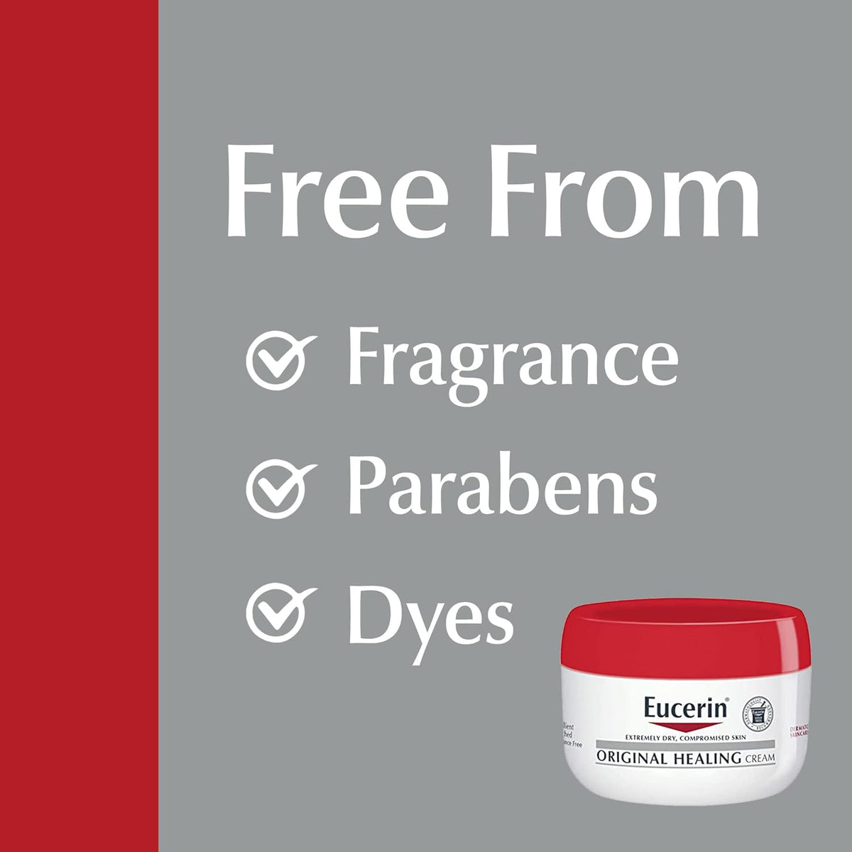 Hand and Body Moisturizer Eucerin® - Unscented Cream 16 oz. Each