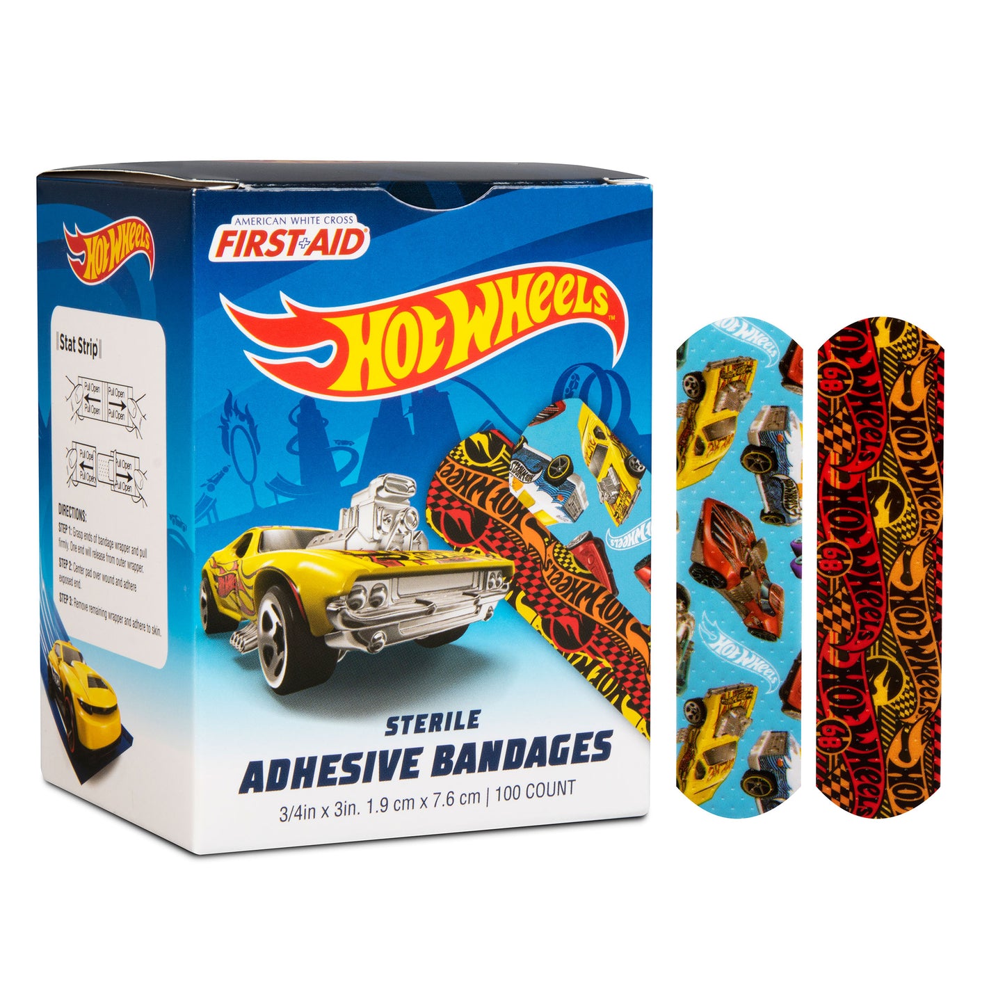Hot Wheels Stat Strip® Adhesive Strip Hot Wheels 3/4" x 3" Box of 100