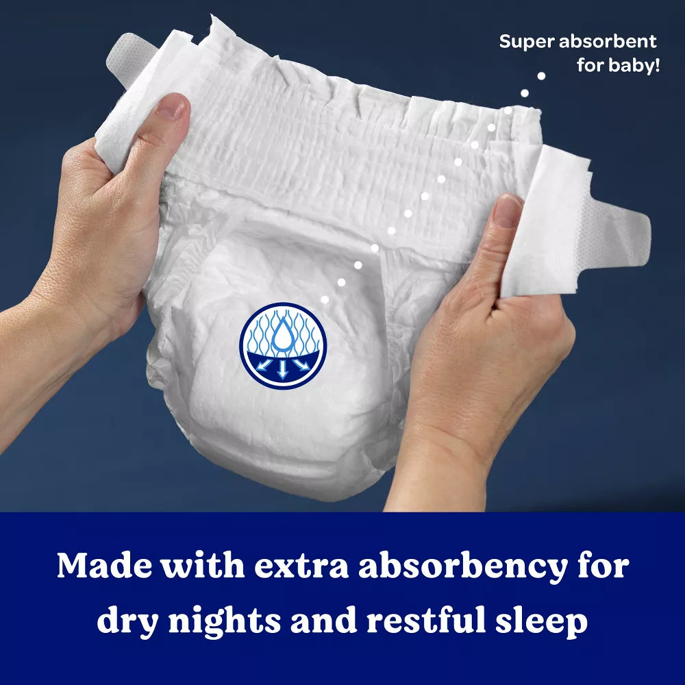 Huggies Overnites Baby Diapers 27 lbs. and Up Pack of 18