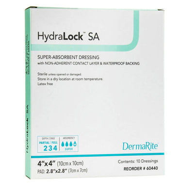 HydraLock™ Super Absorbent Dressing 3" x 3" 1 Each
