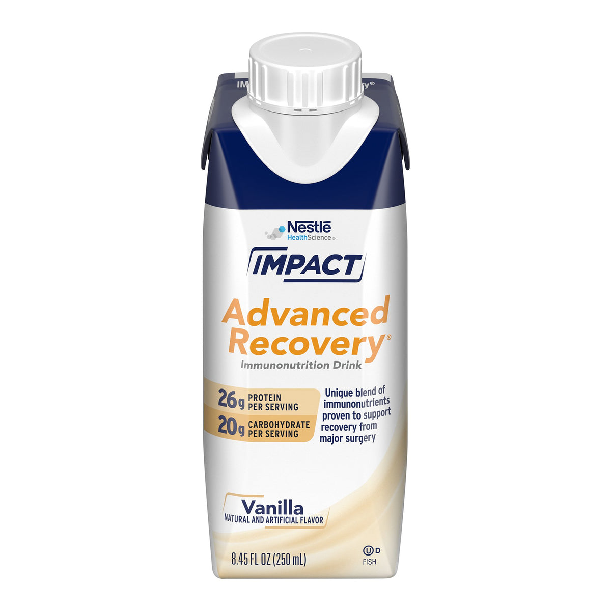 Impact Advanced Recovery® Vanilla Immunonutrition Drink Case of 10