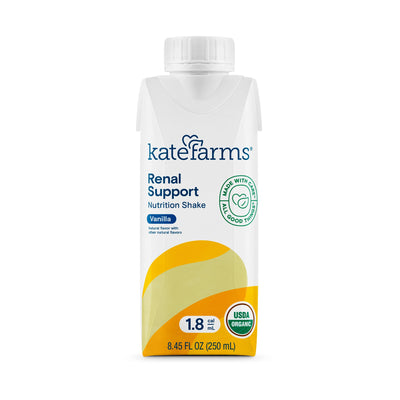 Kate Farms® Renal Support 1.8 Vanilla Nutrition Shake Case of 12