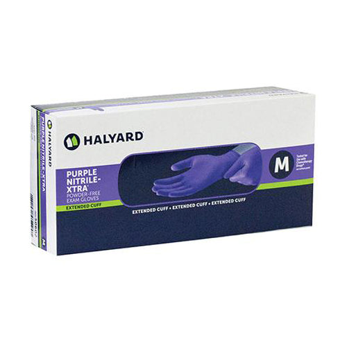 Halyard Purple Nitrile Exam Gloves XS Case of 1000