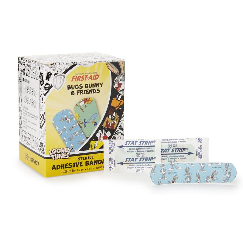 Looney Tunes™ Stat Strip® Adhesive Strip Bugs and Daffy 3/4" x 3" 1 Each