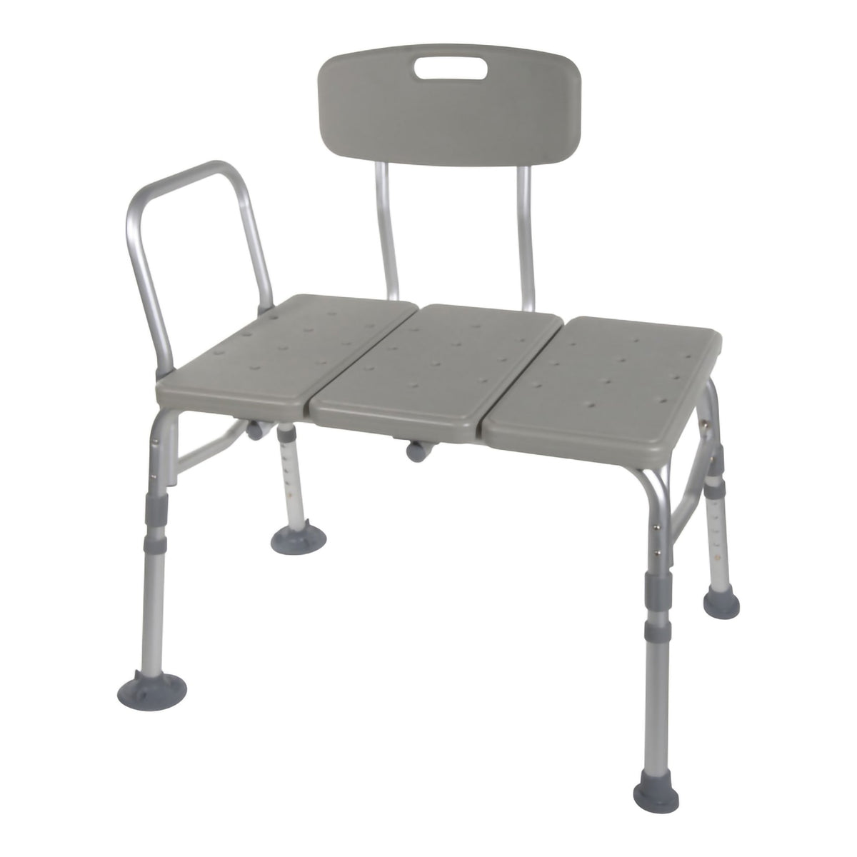 McKesson Aluminum Transfer Bench with Reversible Back Beige