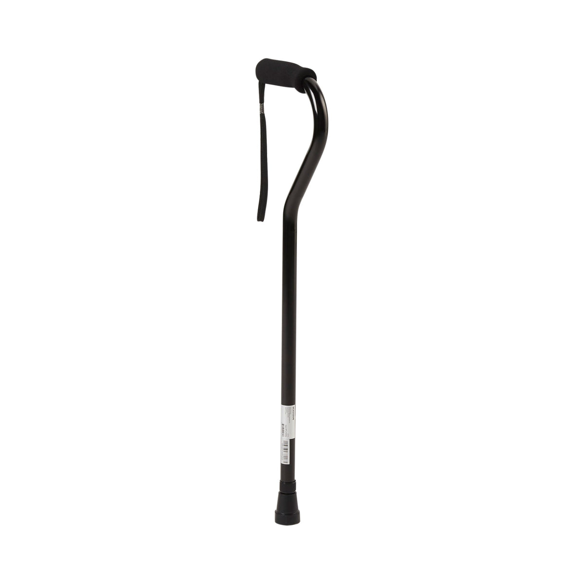 McKesson Aluminum Offset Cane Black