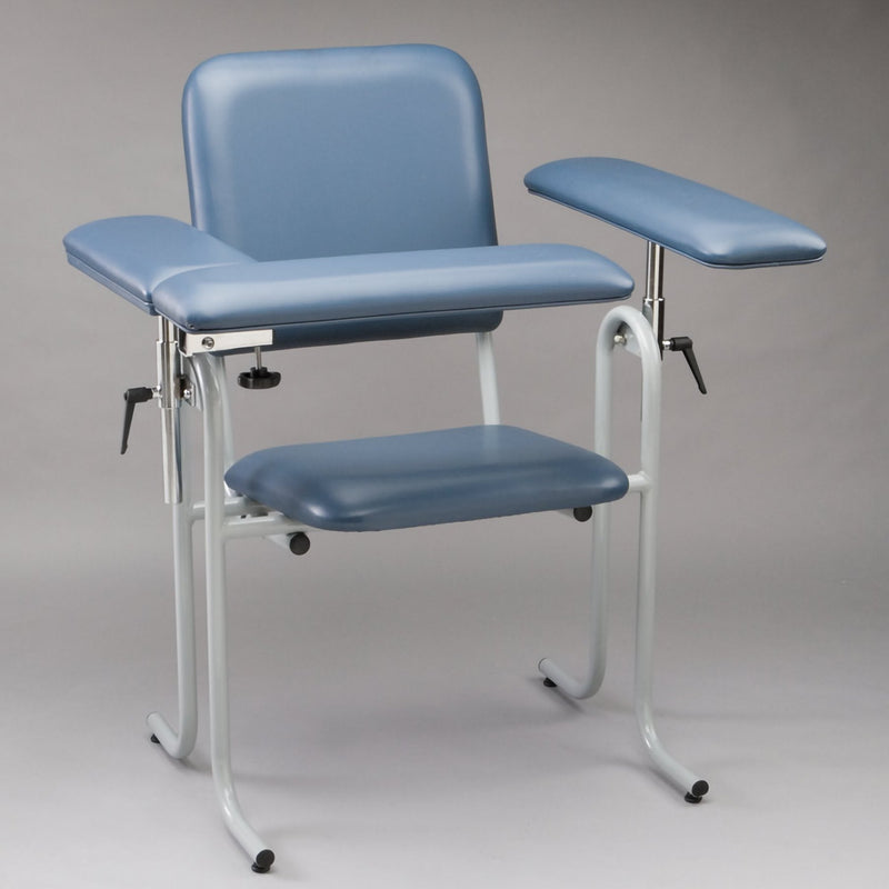 McKesson Blood Drawing Chair Blue Standard Seat Height