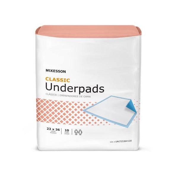 McKesson Classic Underpads 23 x 36 Inch Bag of 15