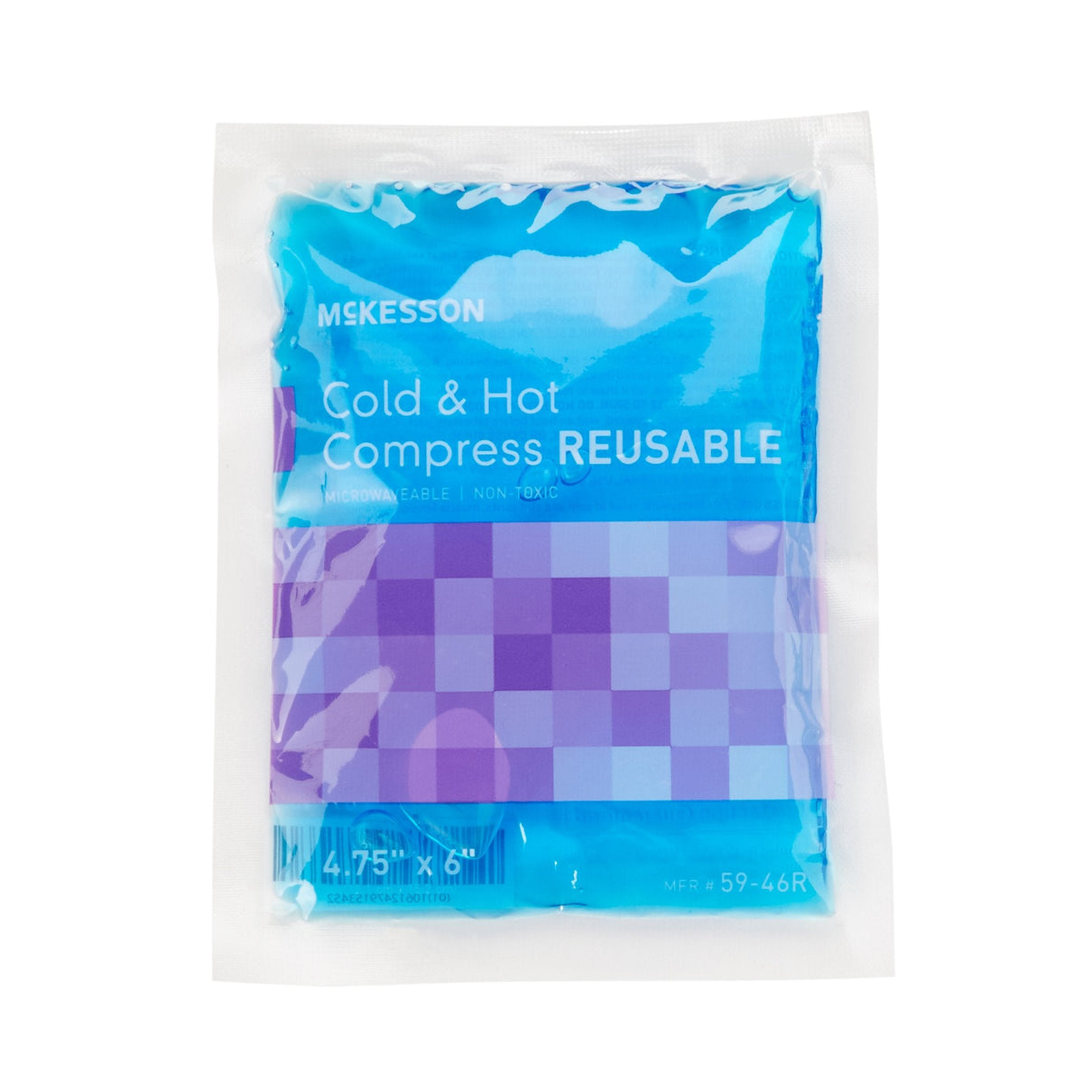 McKesson Hot & Cold Compress, Reusable, Microwaveable, Non-Toxic Gel 2.5 x 5 Inch Case of 150