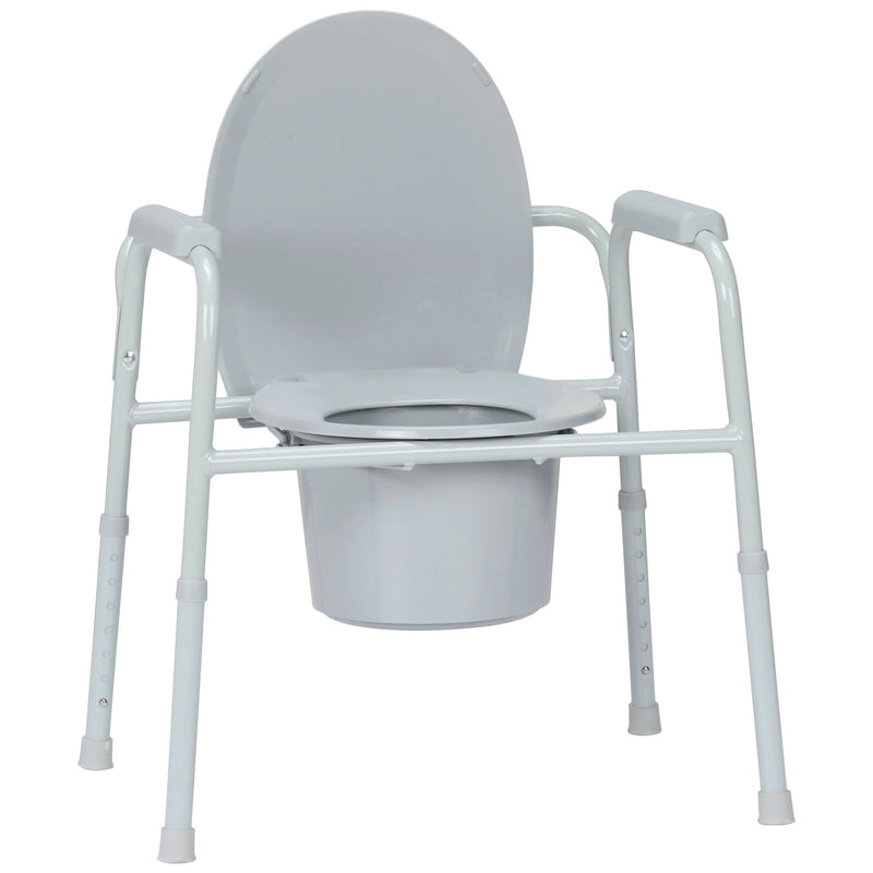 McKesson Deluxe All-In-One Steel-Welded Commode Case of 4