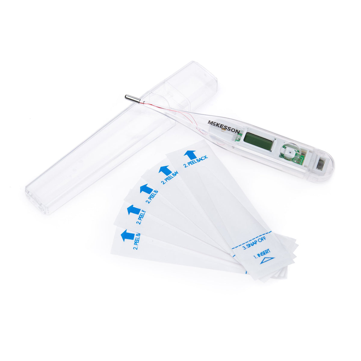 McKesson Digital Oral and Rectal Thermometer Case of 20