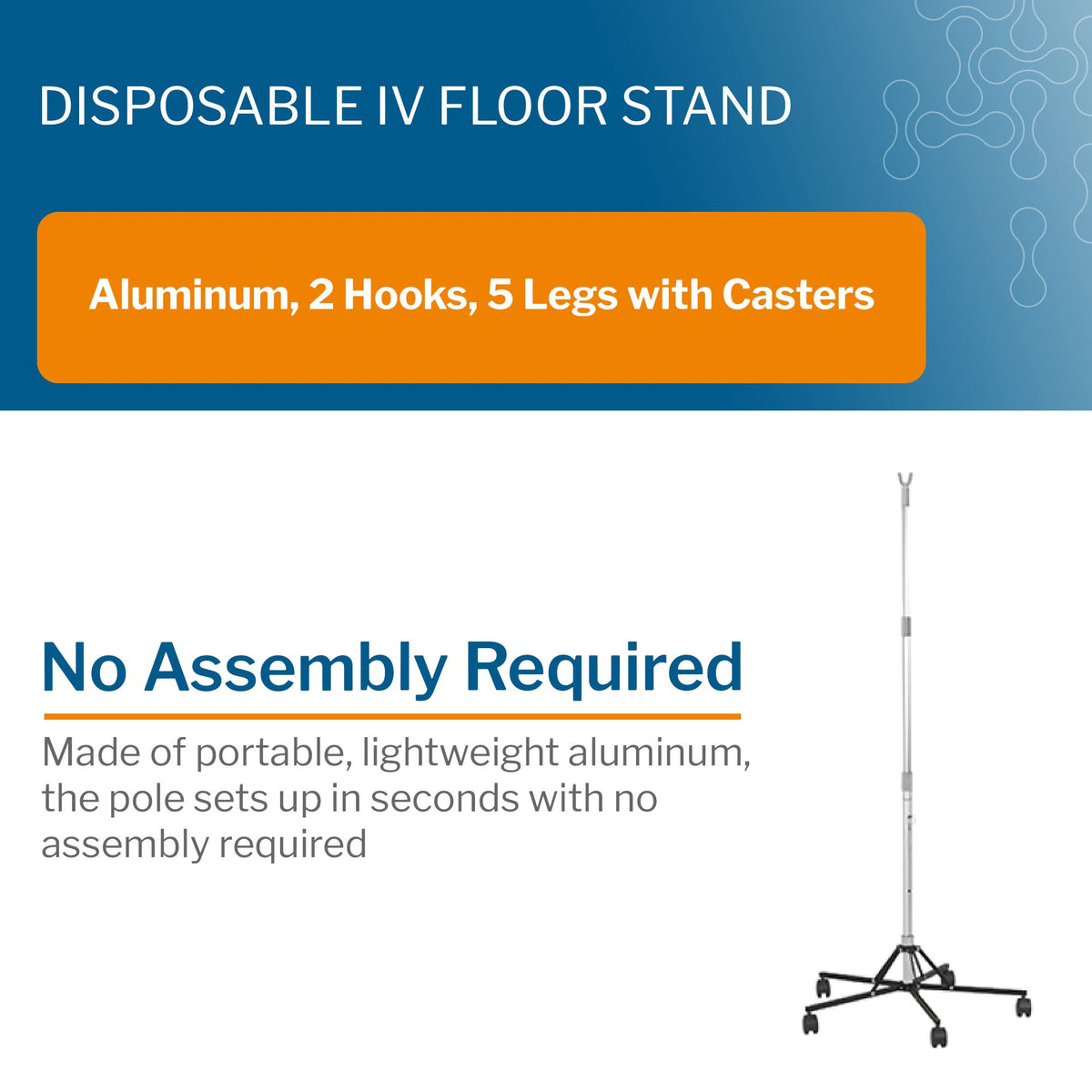 McKesson Disposable IV Stand Case of 6