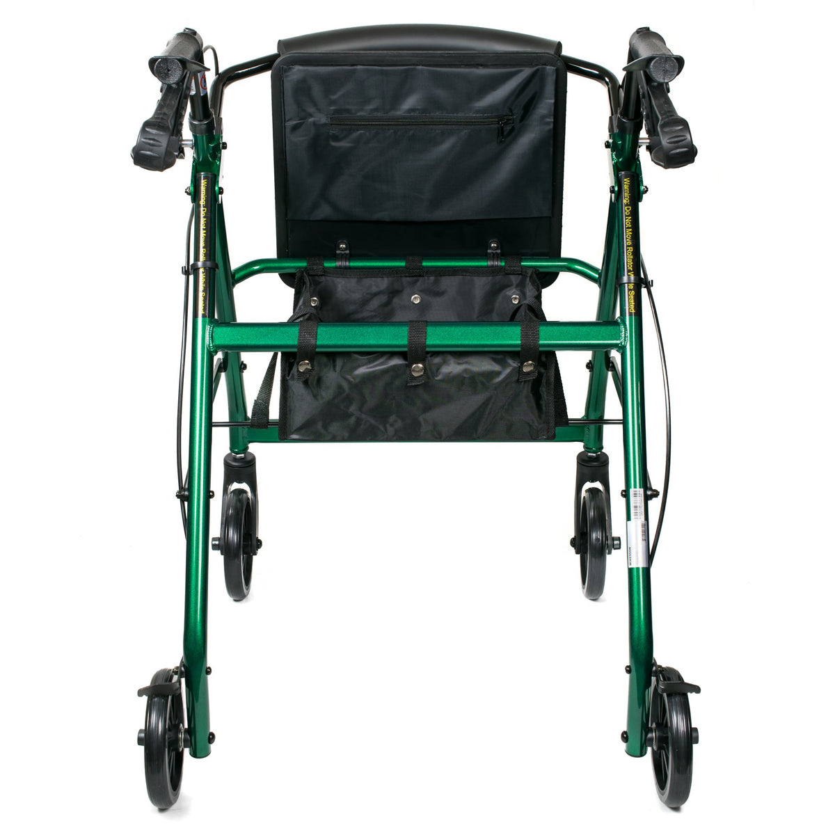 McKesson Folding Aluminum Four-Wheel Rollator Green