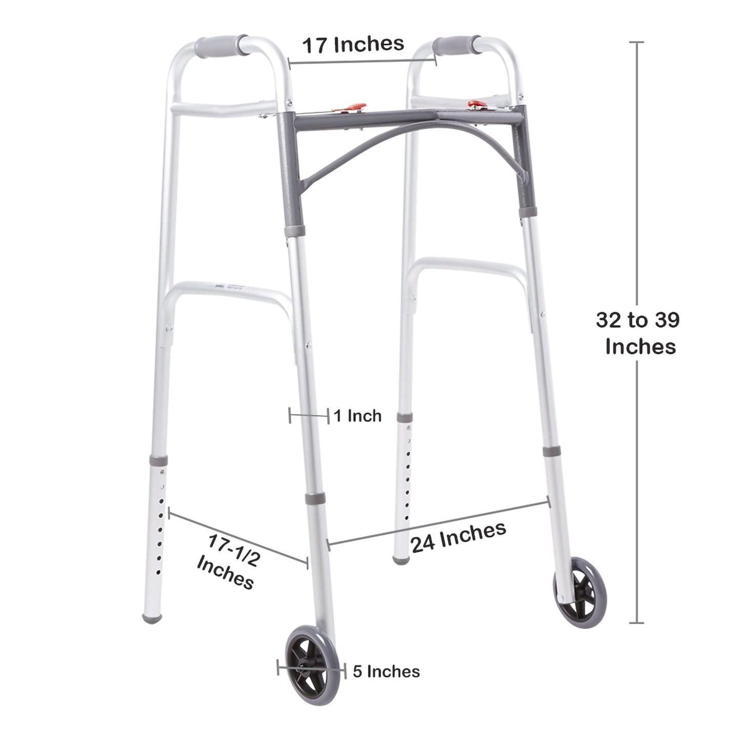McKesson Folding Aluminum Walker