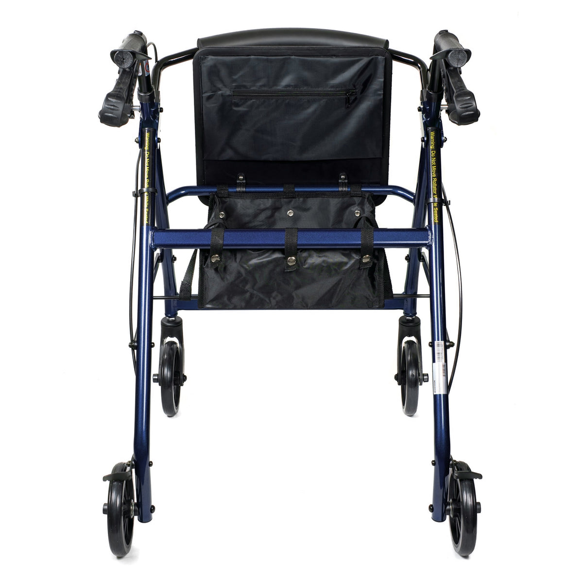 McKesson Four-Wheel Rollator - Aluminum Frame Blue