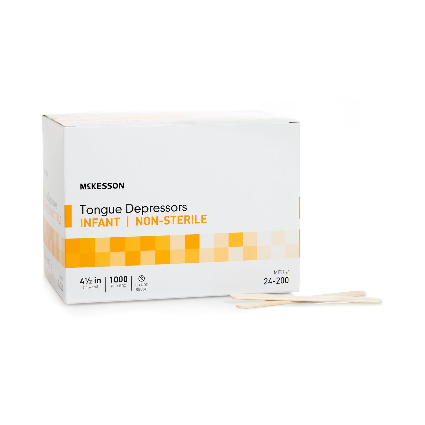 McKesson Infant Tongue Depressor, Non-Sterile Case of 1000