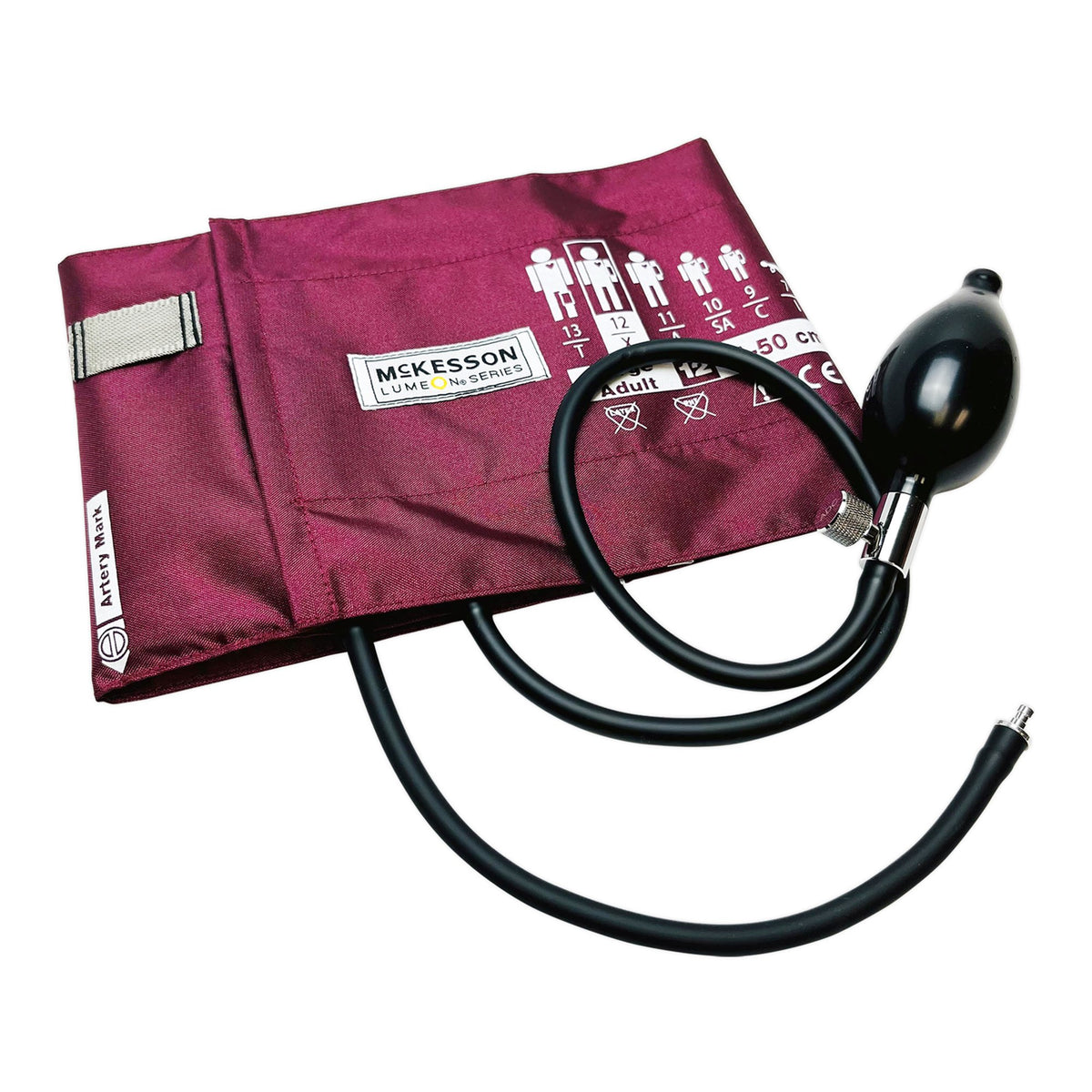 McKesson Lumeon Blood Pressure Bulb and Cuff Adult 1 Each
