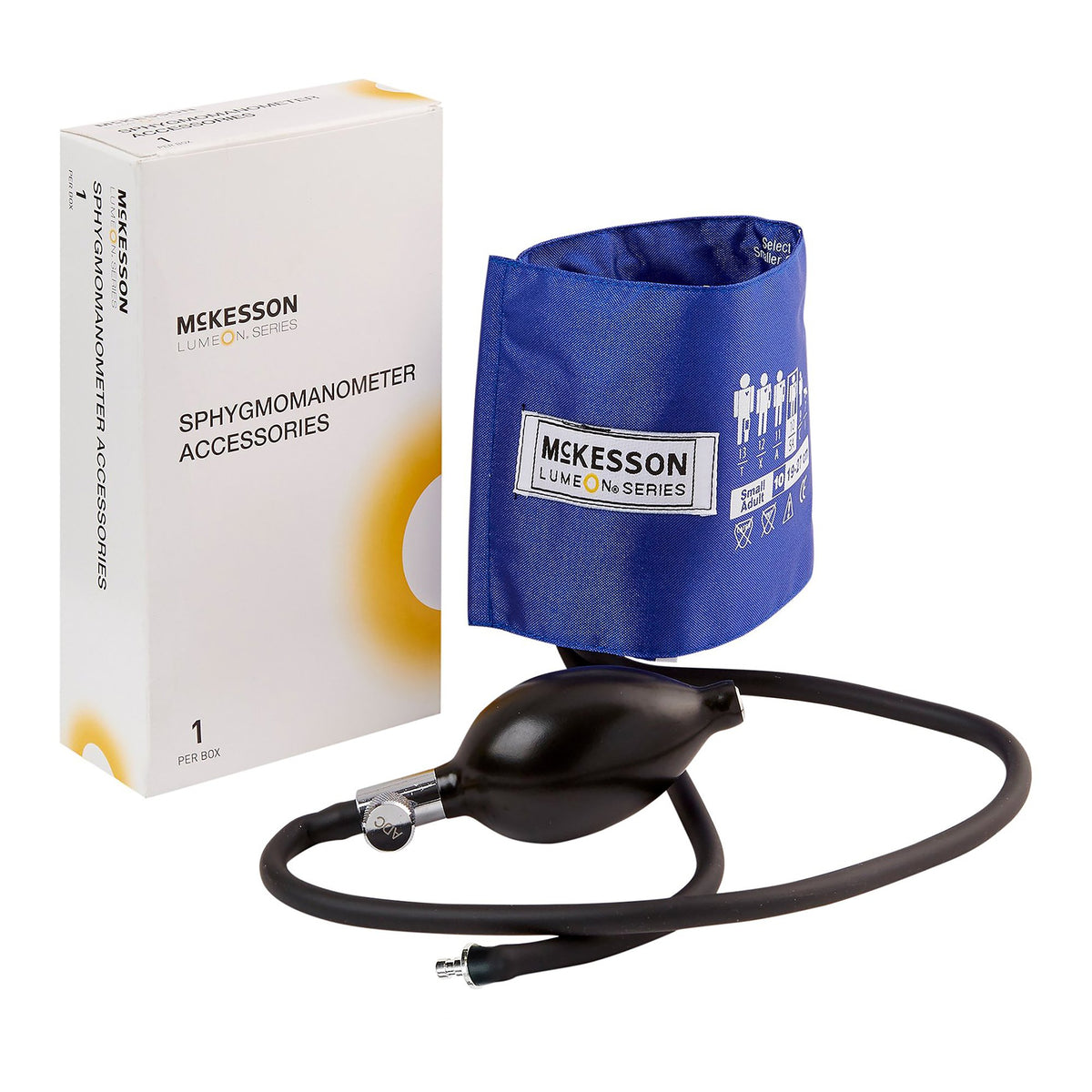 McKesson Lumeon Blood Pressure Bulb and Cuff Adult 1 Each
